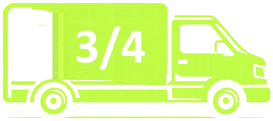 Three-quarter truck load